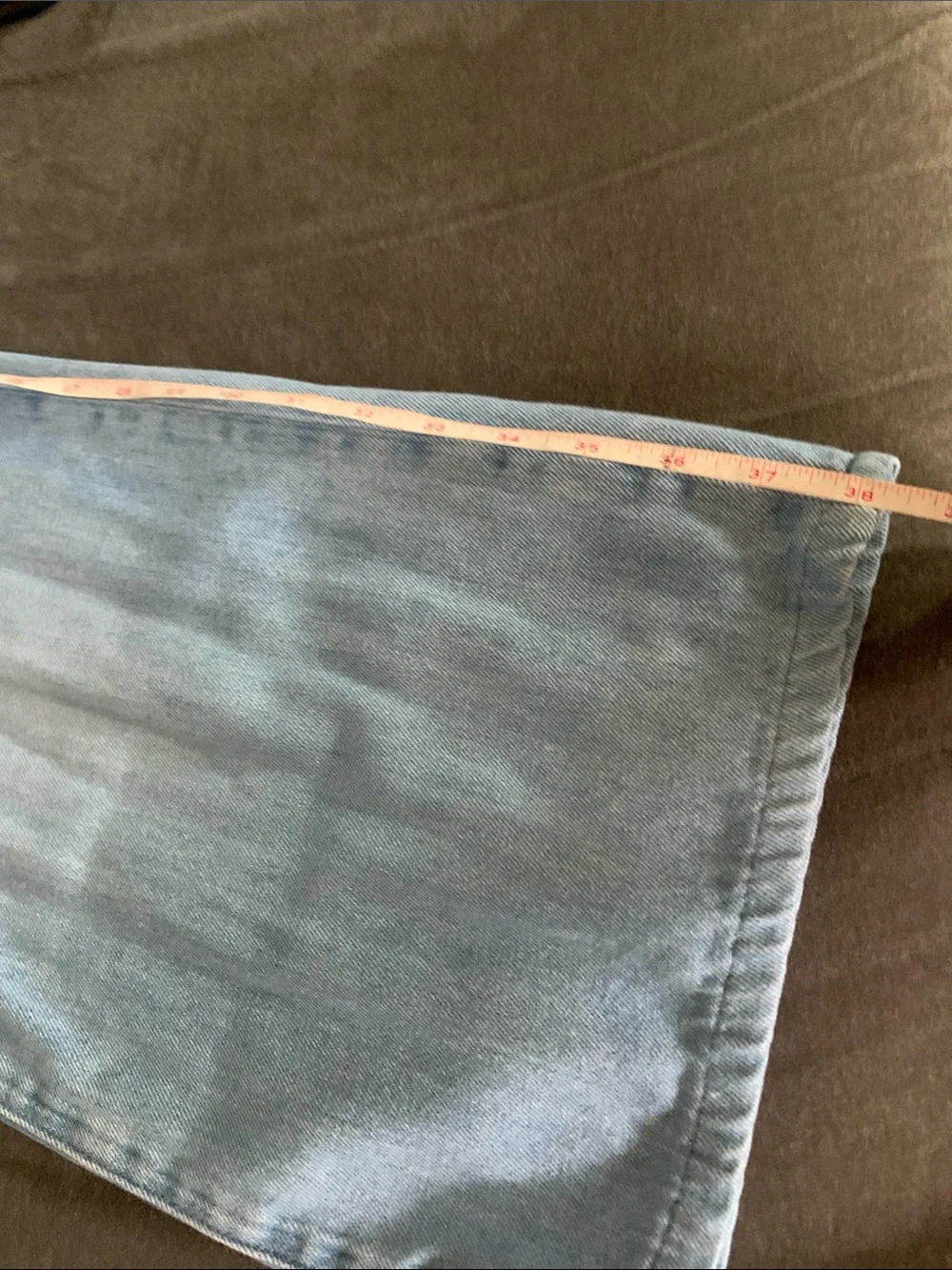 Uniqlo Light Blue Wide-Leg Jeans - Picture 11 of 14
